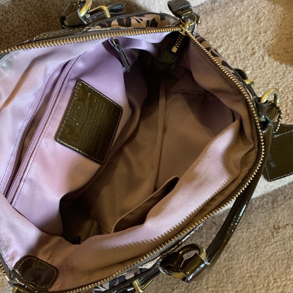 Coach handbag & wristlet